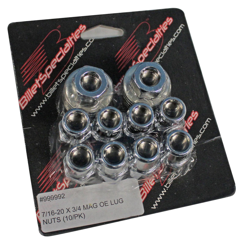7/16-20 X 3/4 MAG OE LUG NUTS (10/P