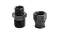 BLACK ADAPTER, 3/8 HARD LINE TO 3/8 NPTF