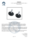 KIT, FEET BRAKE PATRIOT 1 1/4L, QTY