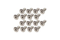 Kentrol 87-95 Jeep Wrangler YJ Windshield Bolts 16 Pack Stainless