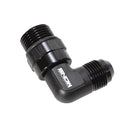 10AN TEE WITH FEMALE ADAPTER SWIVEL ON BRANCH BLACK