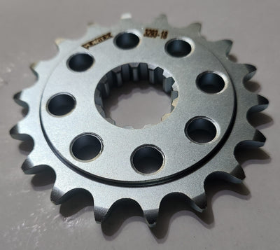 Vortex Racing Steel Front Sprocket 415 18 Tooth- Silver