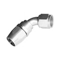 10 60 DEGREE FEMALE ALUMINUM HOSE END BLACK