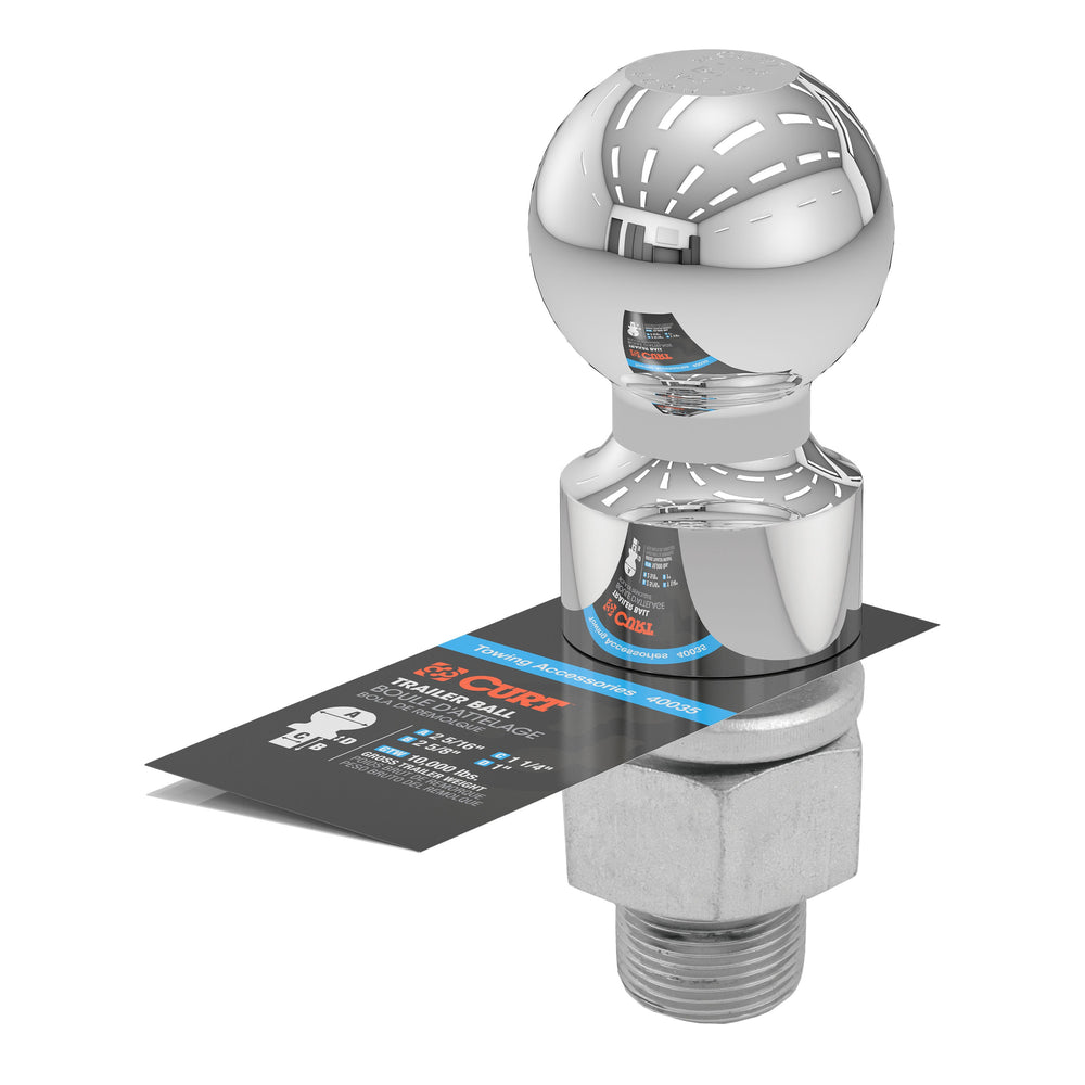HITCH BALL 2 5/16 IN X 1 1/4 IN X 2 1/4 IN X 1 IN