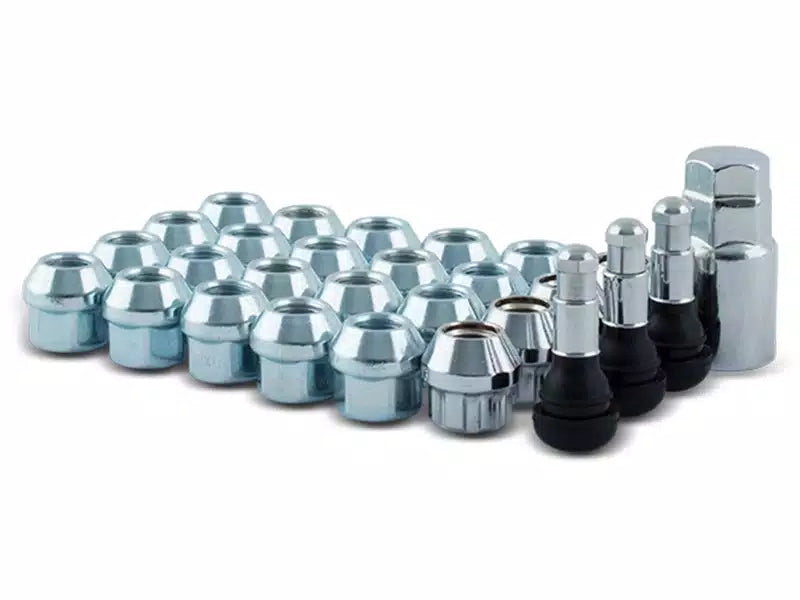 OPEN END BULGE INSTALL KITS ZINC ACORN CONICAL 14X1.50 OPEN (24 lugs)