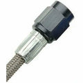 Fragola -2AN Brake Line w/ -3AN Black Alum. Nuts 10in