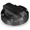 Power Steering Reservoir Cap, Billet, Black Aluminum; 07-11 Wrangler