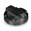 Power Steering Reservoir Cap, Billet, Black Aluminum; 07-11 Wrangler