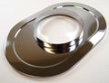 CHROME 12' OVAL AIR CLEANER BASE