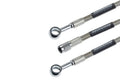 STRAIGHT 4 TO STRAIGHT BANJO (3/8IN) 9IN PREASSEMBLED BRAKE LINE
