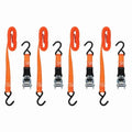 14FT X 1IN RATCHET TIEDOWN 500 LBS. WLL (1500 LBS. BREAK STRENGTH) 4 PACK IPACK
