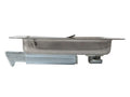 LATCH,FLUSH STD.LK SS W/LL71 CYL&KE