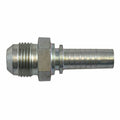 08 AN 60 DEGREE CRIMP STYLE HOSE END BLUE