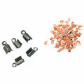 08 AN 60 DEGREE CRIMP STYLE HOSE END BLUE