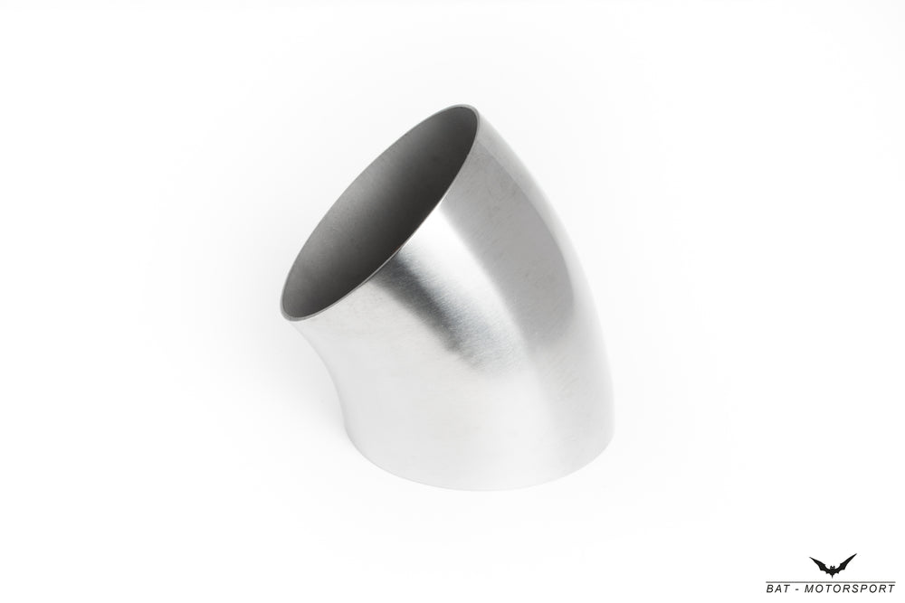 Ticon Industries 1.25in 45 Degree 2.2D/2.75in CLR LR 1.2mm/.047in Wall Titanium Pie Cuts - 5pk