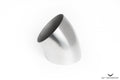Ticon Industries 1.25in 45 Degree 2.2D/2.75in CLR LR 1.2mm/.047in Wall Titanium Pie Cuts - 5pk
