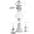 55 EVO TOP CAP & O RING KIT