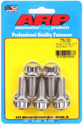 ARP M12 x 1.75 x 25mm 12pt Stainless Steel Bolts (Set of 5)