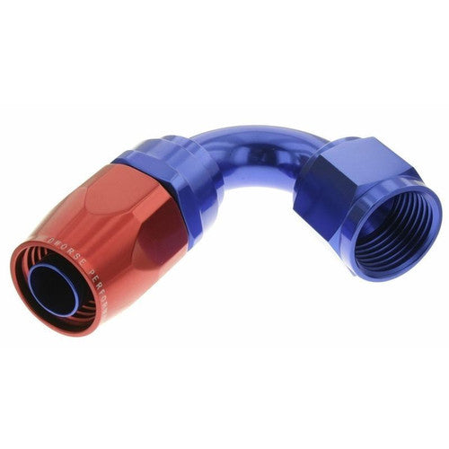 10 120 DEGREE FEMALE ALUMINUM HOSE END BLACK