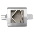 4.00INX10.00INX7.00IN CENTER/CENTER FLOWSOUND MUFFLER 2.50IN ID / 2.50IN OD