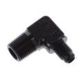 Fragola -6AN x 1/2 NPT 90 Degree Adapter - Black