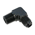 Fragola -8AN x 1/2 NPT 90 Degree Adapter - Black