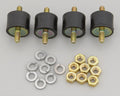MSD Vibration Mounts, For MSD 7 Series Ignition Modules, 4-Pack 1 Inch X .75 Inch, 4/Card For Use With MSD 7 Series Ignitions MSD Ignition