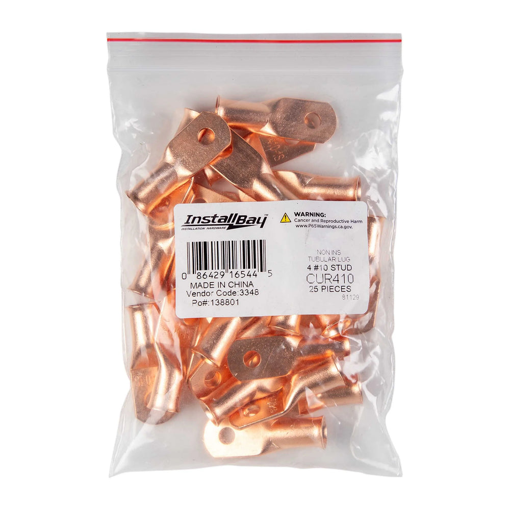 COPPER UNINSULATED RING TERMINAL 4 GAUGE 5/16 INCH