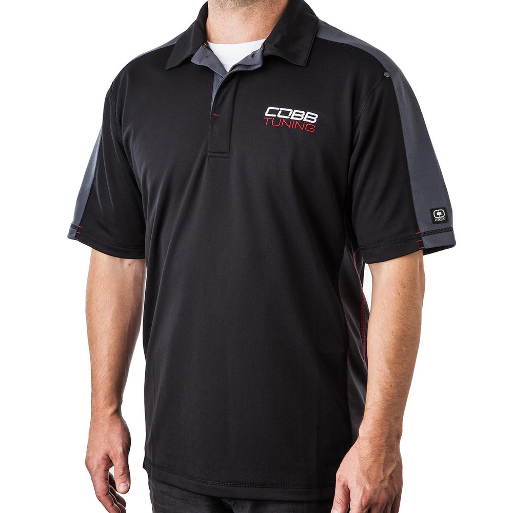 Cobb Tuning Logo Polo Shirt - Men s Black - Small