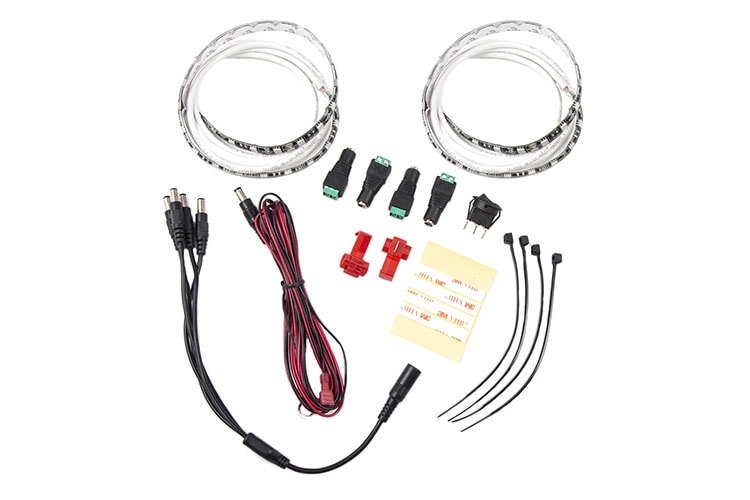 GREEN LED FOOTWELL KIT