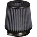 Vibrant Open Funnel Perf Air Filter (5in Cone O.D. x 5in Tall x 4.5in inlet I.D.) Chrome Filter Cap