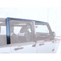 Windshield Upright Inserts for 1987-1995 Jeep Wrangler YJ Pair, Black Rampage