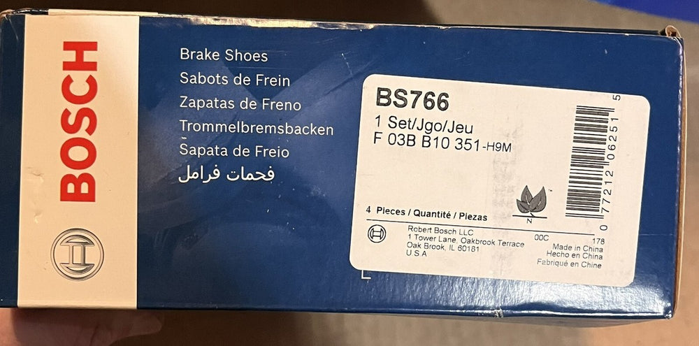 NEW PARK BRAKE SHOE