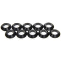 Tapered Spacers 1/2in ID 1/4in Thick Black 10pk