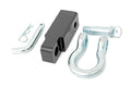 Rough Country 2-Inch Receiver D-Ring Shackle Kit w Pin Rough Country Black PowdercoatRS157