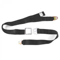 Airplane Style Buckle 2 Point Black