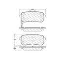Centric Centric Premium Ceramic Brake Pads