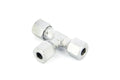 UNION TEE COUPLING 8MM STEEL, FOR T