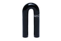 HPS Performance 1/2 ID High Temp 4-ply Reinforced Silicone 180 Degree U Bend Elbow Coupler Hose Black (13mm ID)