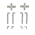 R1 Concepts Disc Brake Hardware Kit Fits Alfa Romeo