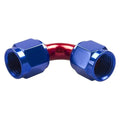 12 FL TO FL AN/JIC FLARE SWIVEL COUPLING 90 DEG CLEAR