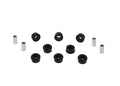 Control arm - lower inner bushing 8 Bushings 4 Tubes Grease