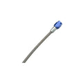 Fragola -2AN Brake Line w/ -3AN Blue Alum. Nuts 10in