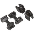 Black Exterior Door Handle for 81-06 Jeep CJs, YJ, TJ w/ Full Steel Doors Crown Automotive