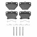 R1 00-08 Toyota Celica Rear Semi Met Brake Pads and Hardware Kit