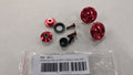 RaceQuip Red Hardware Pivot Kit for Face Shield Fits PRO & VESTA Model Helmets