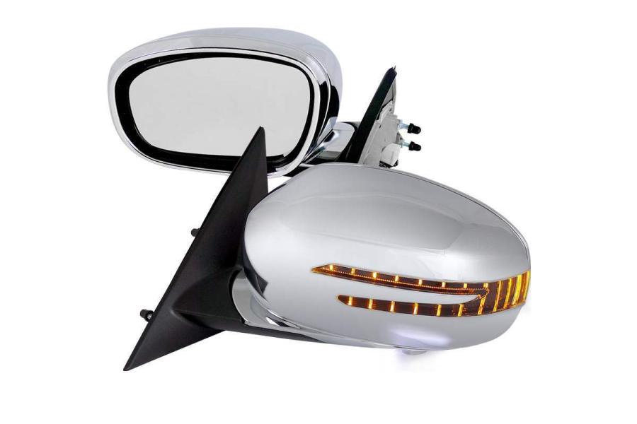 MANUAL SIDE MIRRORS MATE BLACK - RIGHT