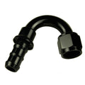 08 150 DEGREE AN/JIC HOSE END PUSH LOCK BLACK