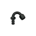 08 150 DEGREE AN/JIC HOSE END PUSH LOCK BLACK