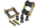 Prothane 80-98 Ford Truck 2/4wd (w/ Molded Shackles) Rear Frame Shackle Bushings - Black